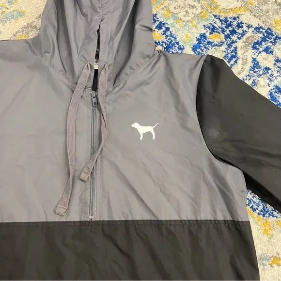 Black and Grey Lightweight Rain Jacket - Picture 4 of 6